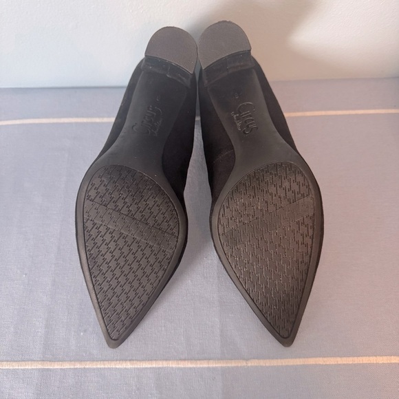 NWOT Circus by Sam Edelman Black Suede Size 8 Block Heels - Picture 7 of 7